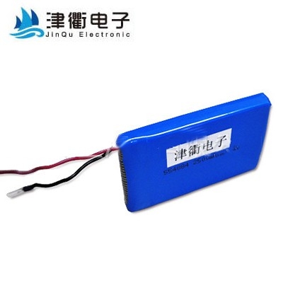 7.4V 2500mah聚合物轻便电池