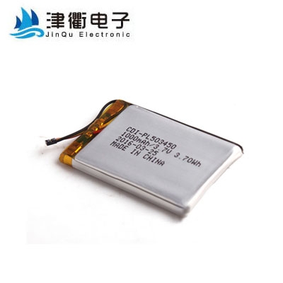 3.7V 1000mAh聚合物锂电池